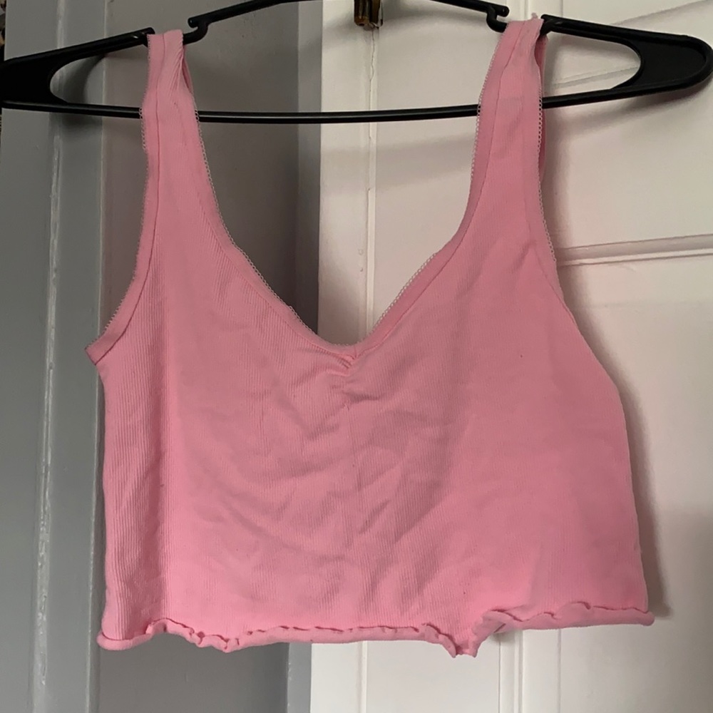Hot pink tank